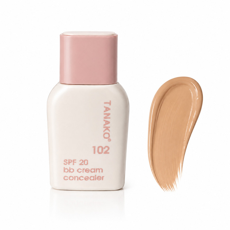 کرم پودر BB مایع SPF20 تاناکو مدل Long Lasting شماره 102 مناسب برای انواع پوست حجم 30 میلی‌لیتر