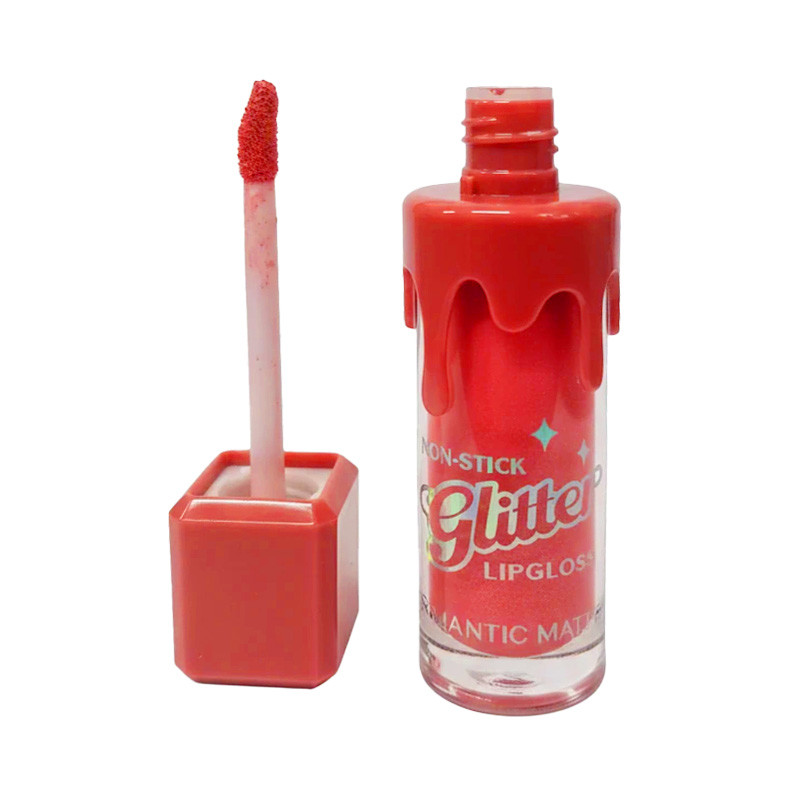 رژ لب مایع اکلیلی رومانتیک میت مدل Glitter شماره 126