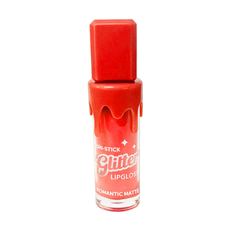 رژ لب مایع اکلیلی رومانتیک میت مدل Glitter شماره 126