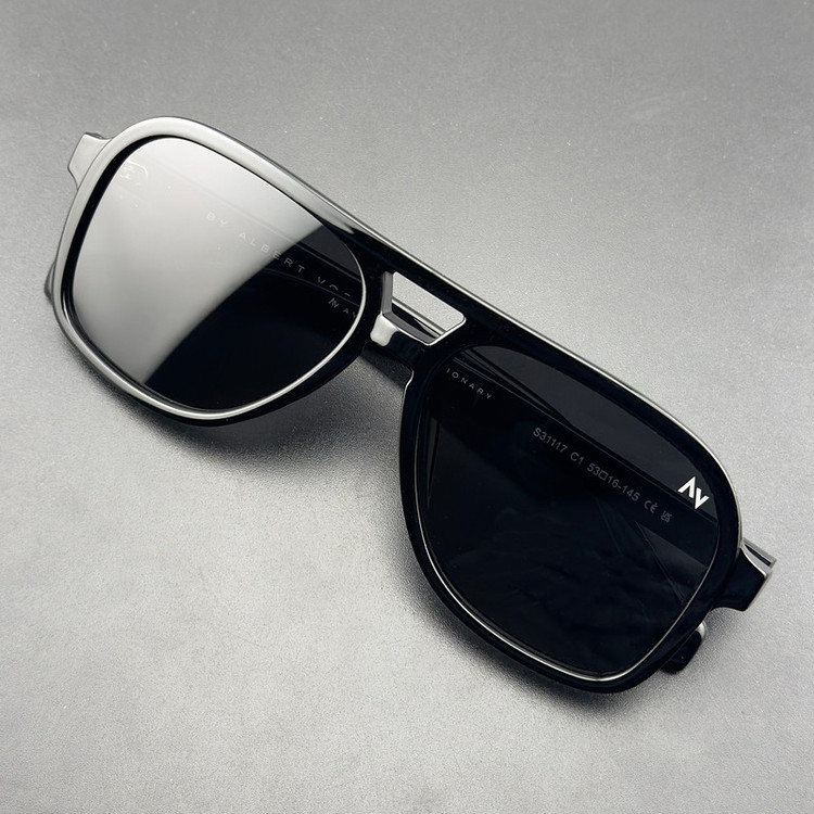عینک آفتابی خلبانی (Aviator) آلبرت وگ مدل S31117C1 Acetate Avantgarde Visionary