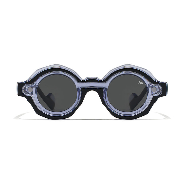 فریم عینک طبی آلبرت وگ مدل SZ3005 C4 Polarized Double Switch به همراه کاور آفتابی