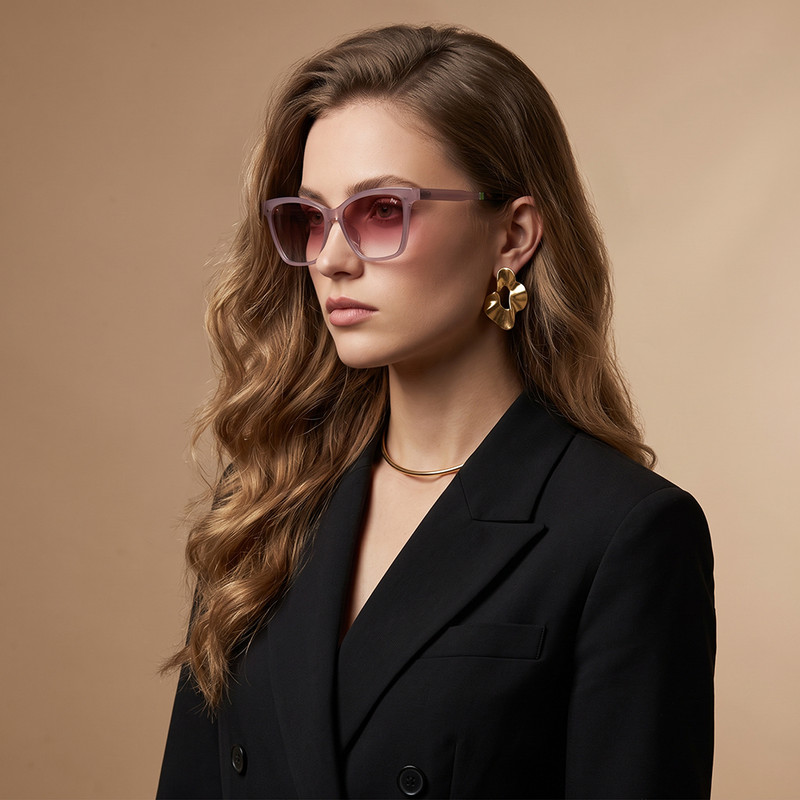 فریم عینک طبی آلبرت وگ مدل CG7704C743-P199 Polarized Double Switch به همراه کاور آفتابی