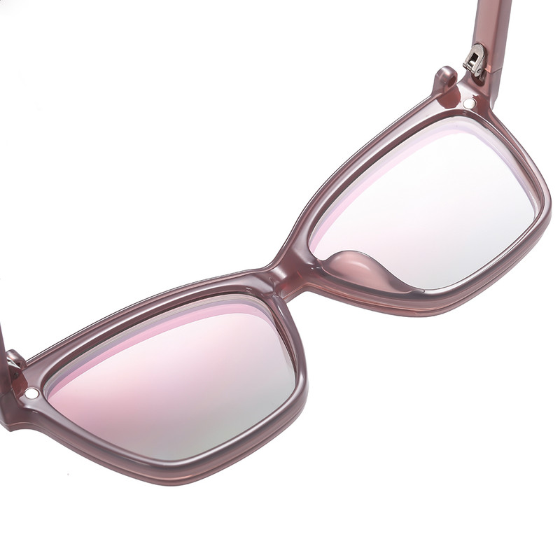 فریم عینک طبی آلبرت وگ مدل CG7704C743-P199 Polarized Double Switch به همراه کاور آفتابی