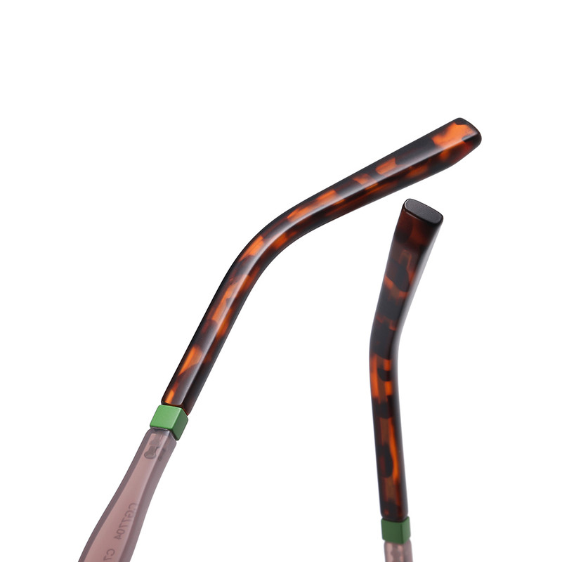 فریم عینک طبی آلبرت وگ مدل CG7704C743-P199 Polarized Double Switch به همراه کاور آفتابی