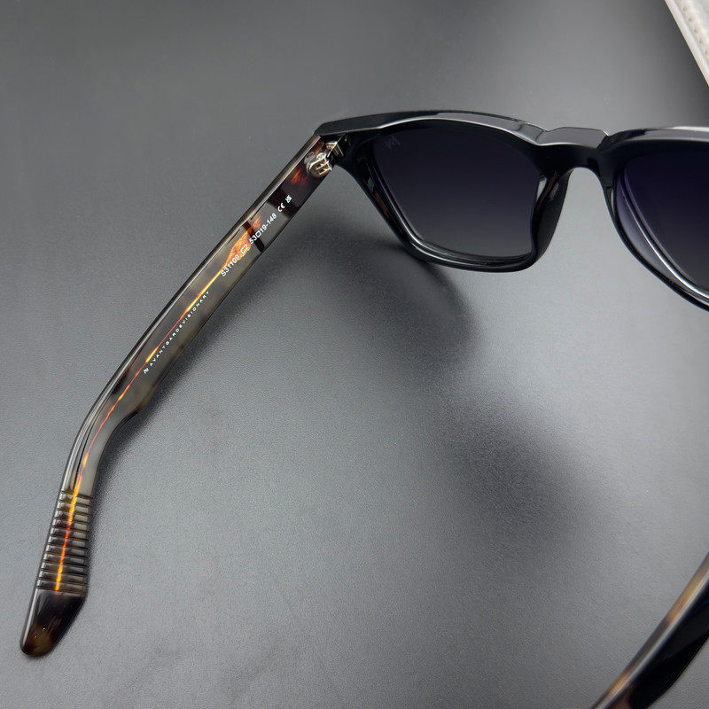 عینک آفتابی مستطیلی آلبرت وگ مدل S31109C2 Acetate Avantgarde Visionary