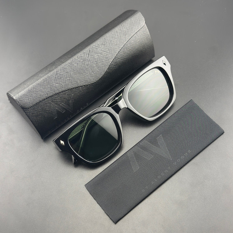 عینک آفتابی ویفرر (Wayfarer) آلبرت وگ مدل SZ8104 Obsidian