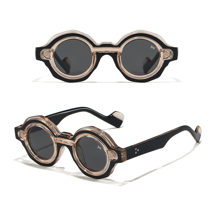 فریم عینک طبی آلبرت وگ مدل SZ3005 C3 Polarized Double Switch به همراه کاور آفتابی