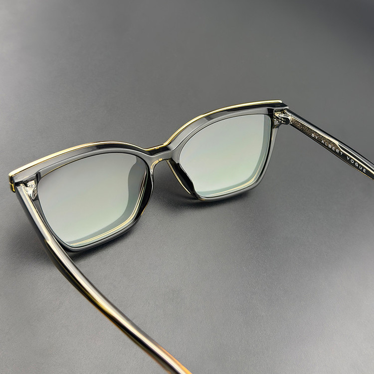 فریم عینک طبی آلبرت وگ مدل CG7802C641-P116 Polarized Double Switch به همراه کاور آفتابی