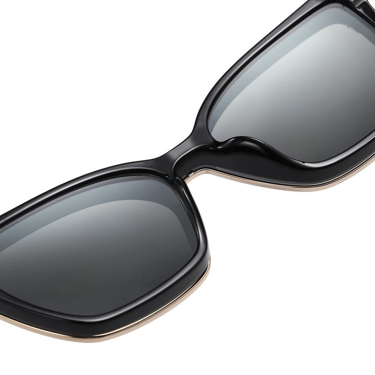 فریم عینک طبی آلبرت وگ مدل CG7802C01-P109 Polarized Double Switch به همراه کاور آفتابی