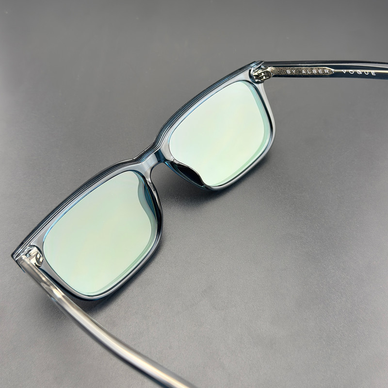 فریم عینک طبی آلبرت وگ مدل CG7201C643P109 Polarized Double Switch مناسب برای انواع صورت به همراه کاور آفتابی