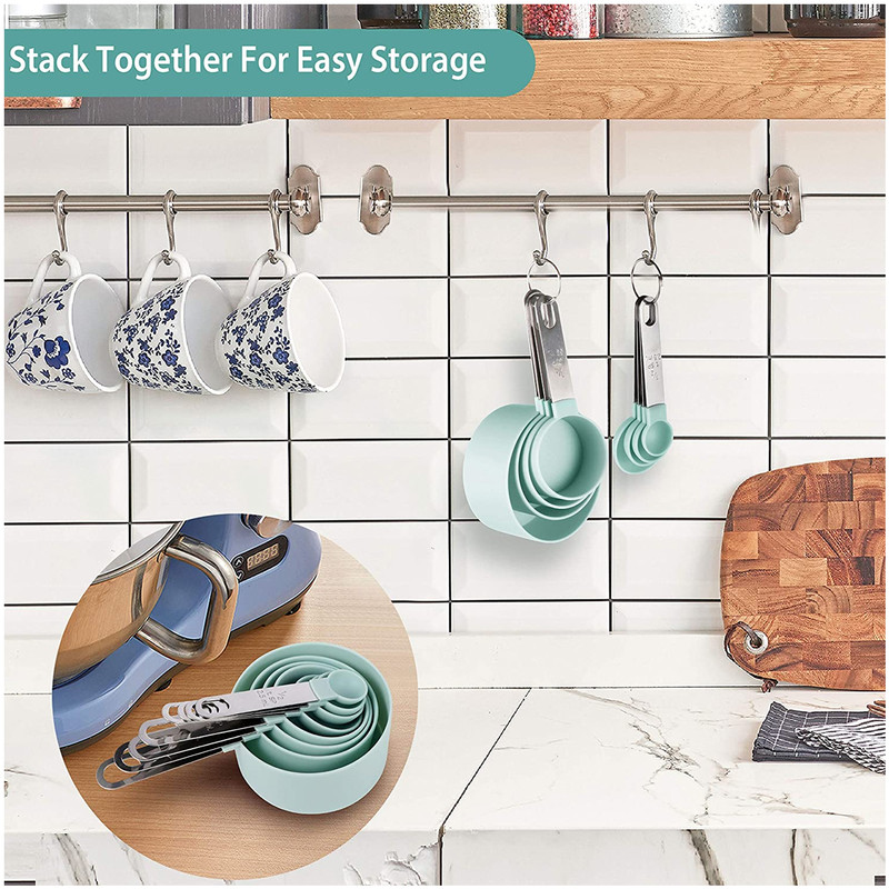 پیمانه اندازه گیری مدل STACKABLE کد 9107 مجموعه 8 عددی