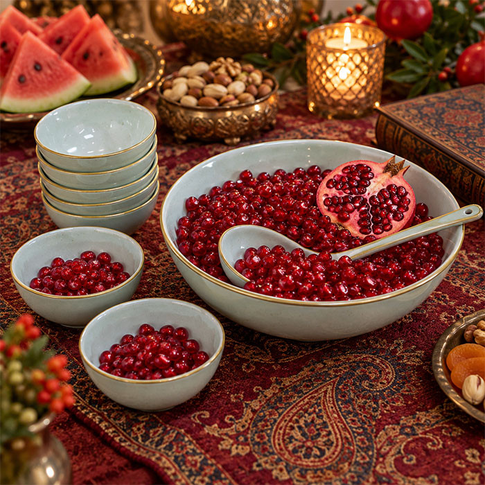 انارخوری دنی هوم مدل Rustic مجموعه 7 عددی