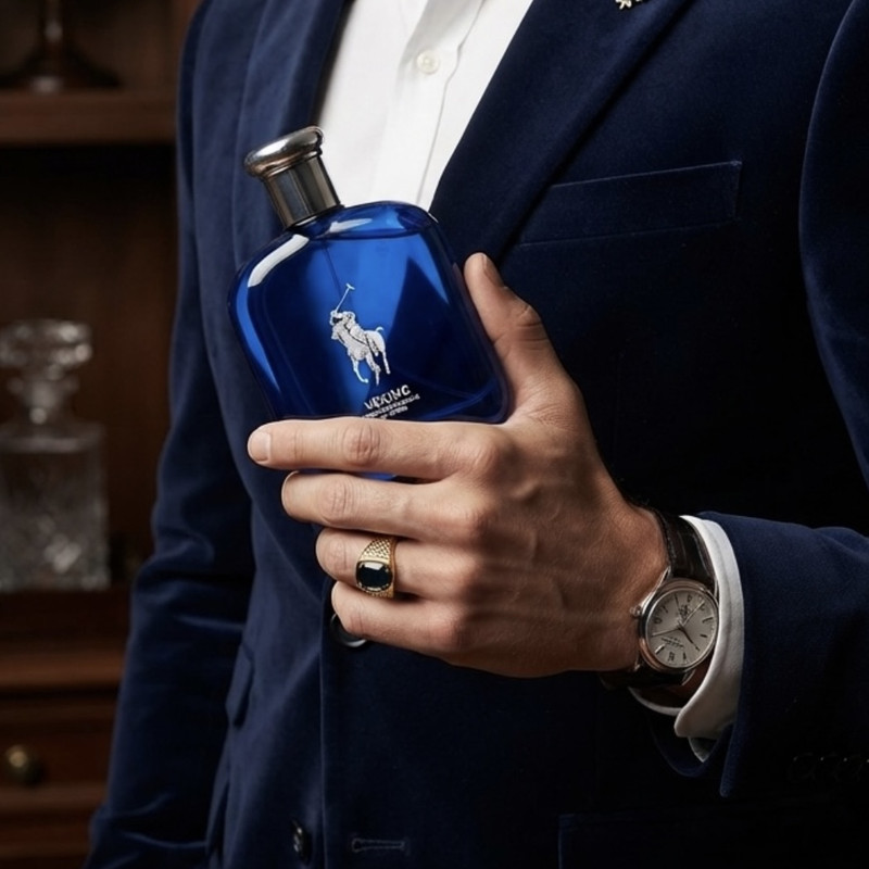 ادوتویلت مردانه وکینگ مدل پلو بلو POLO BLUE با رایحه معتدل حجم 125 میلیلیتر