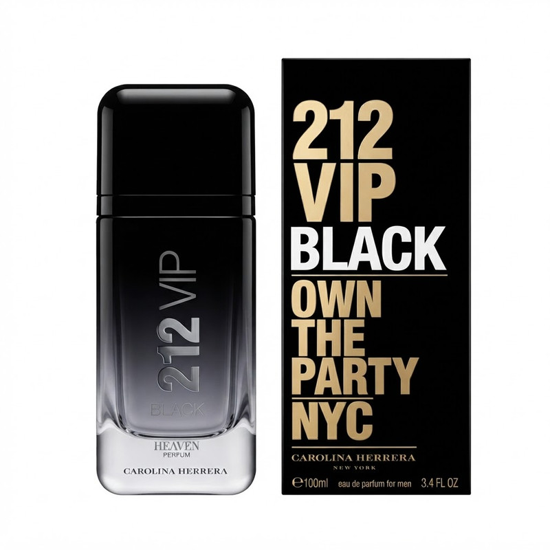 ادو پرفیوم مردانه هیون پرفیوم مدل 212 VIP-BLACK حجم 100 میلیلیتر با رایحه چوبی و تلخ،ماندگاری زیاد و پخش بوی قوی