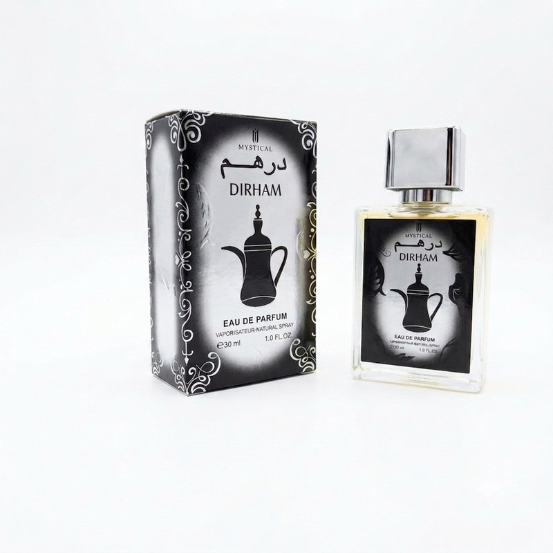 عطر جیبی مردانه میستیکال مدل درهم با رایحه گرم حجم 30 میلیلیتر