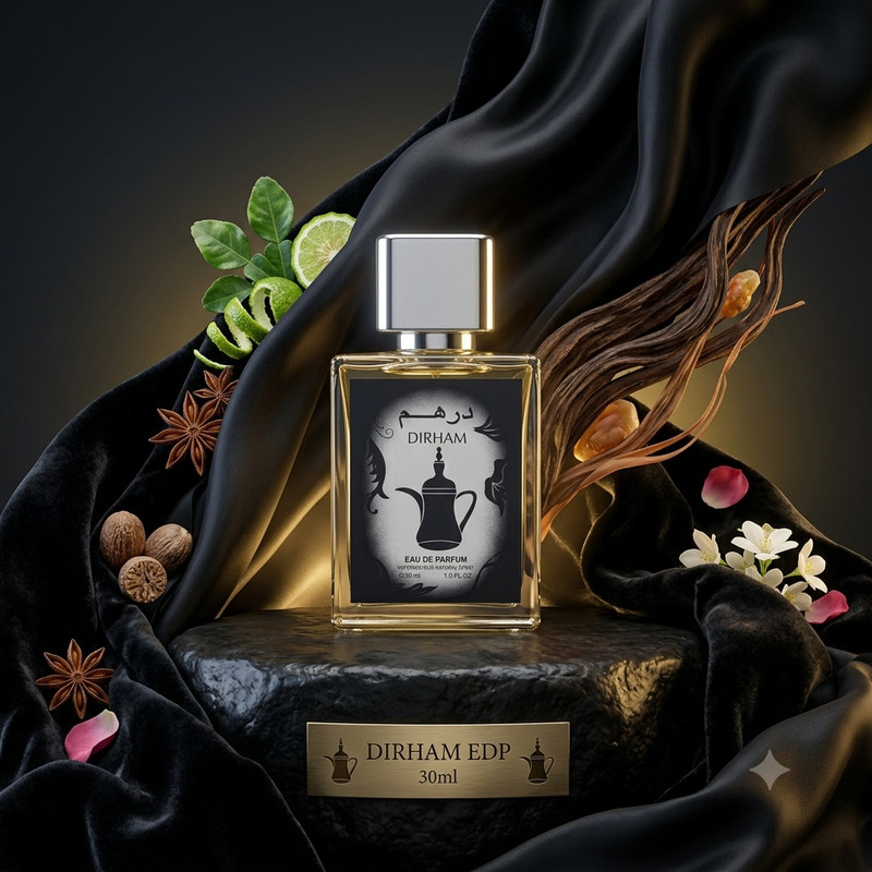 عطر جیبی مردانه میستیکال مدل درهم با رایحه گرم حجم 30 میلیلیتر