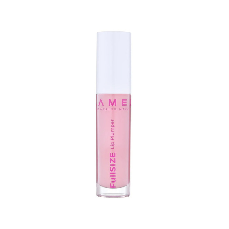 بالم لب حجمدهنده لامل مدل Plumper 402 حجم 4ml مرطوبکننده با گلیسیرین مناسب پوست خشک، ترکخورده و حساس بانوان، براشدار و رنگ صورتی روشن