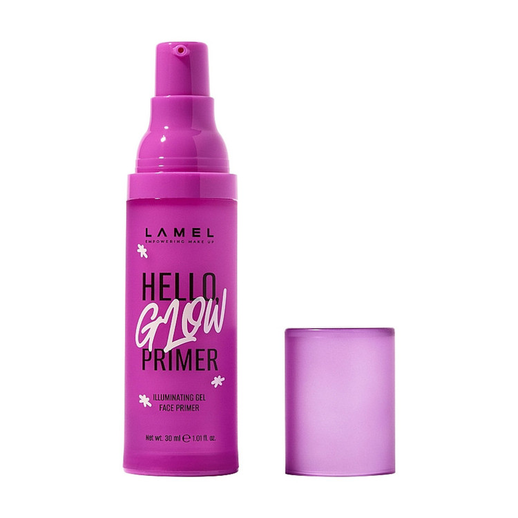 پرایمر صورت لامل مدل Hello Glow مناسب برای انواع پوست حجم 30 میلی لیتر